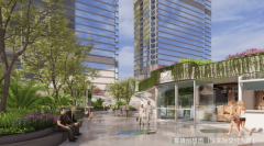 是集皇冠假日酒店、贸易mall业总部大厦和天际云